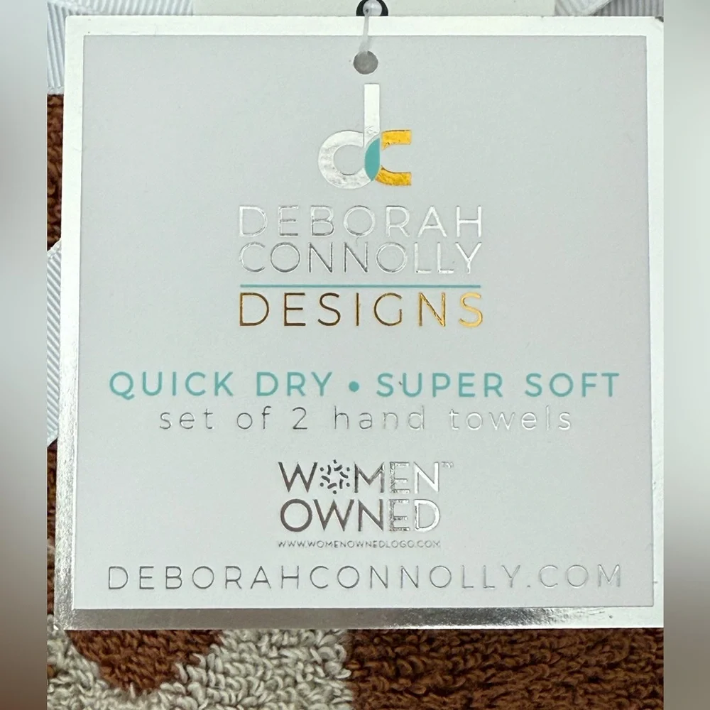 Deborah Connolly Designs Football 🏈 Hand towels